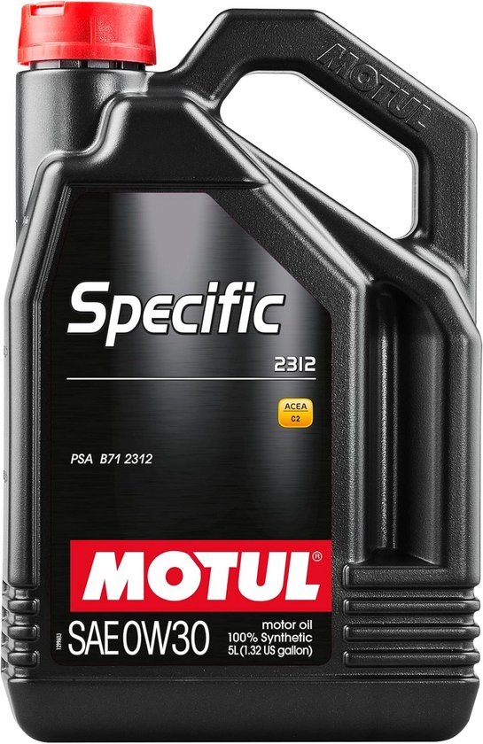 Synthetische Motorolie 0W30 B71 2312 - 5 Liter - Hoge Prestaties Smeermiddel van Merkloos	