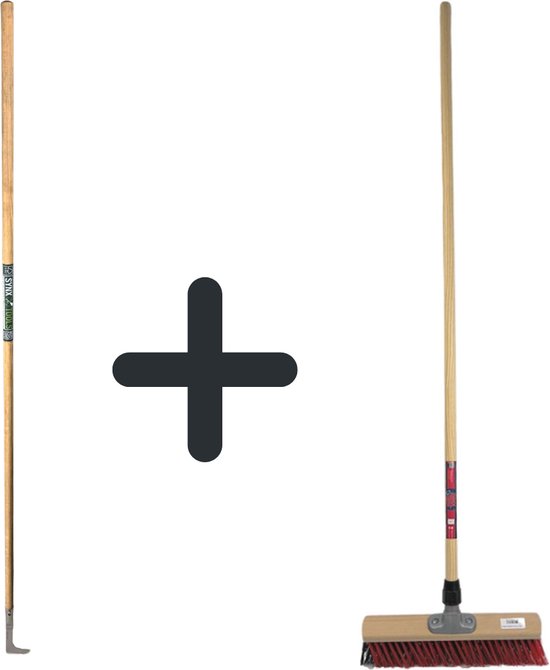 Synx Store Voegenmes 150 cm en Buitenbezem 40cm- Voegenmes- Incl. steel 150cm- Buitenbezem van Synx Store