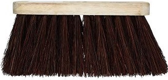 Synx Tools Bahia Bezem natuurvezel haren Zonder steel - Straatbezem Bahia haren - Bezems Buiten - Schrobborstels - Buitenbezem - schoonmaakartikelen - Zonder Steel van Synx Tools