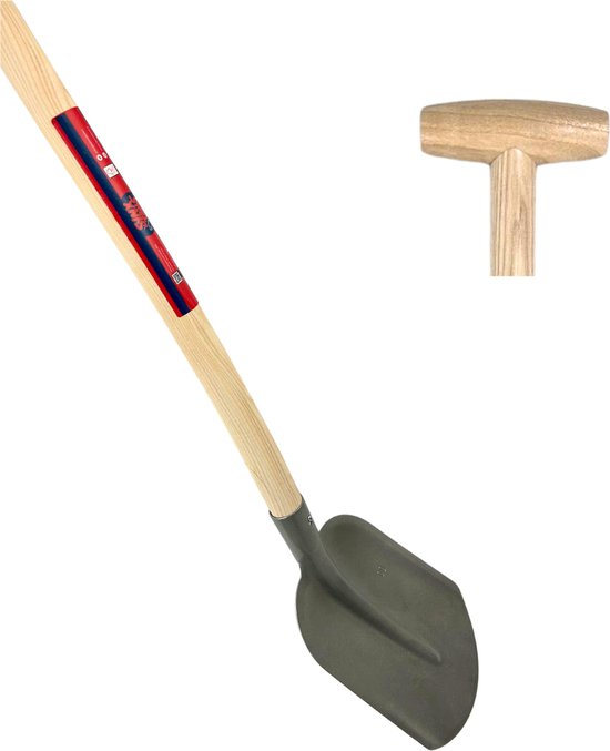 Synx Tools Bats 00 Lichtgrijs - Schoppen / Spades - Schep / Bodembewerkers - Tuingereedschap - Inclusief T-Steel 110cm van Synx Tools