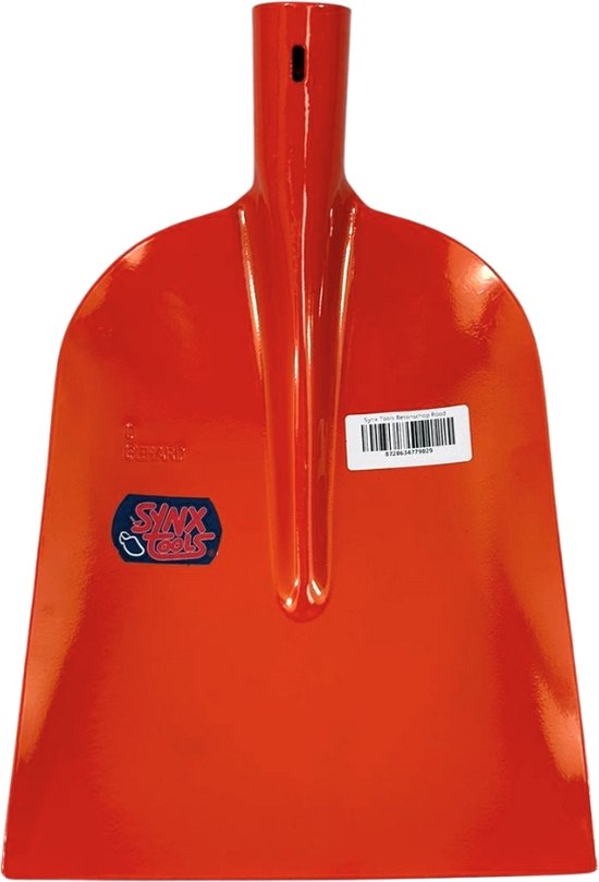 Synx Tools Betonschop Rood - Schoppen / Spades - Schep / Bodembewerkers - Tuingereedschap - Zonder steel van Synx Tools