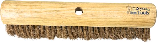 Synx Tools Bezem los 50cm Zaalveger - Cocosharen - Zachte haren - Zonder Steel - Binnenbezem - koko bezem van Synx Tool
