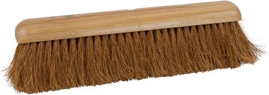 Synx Tools Bezem los 60 cm Zaalveger - Cocosharen - Zachte haren - Zonder Steel - Binnenbezem van Synx Tools
