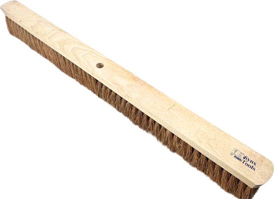 Synx Tools Bezem los Zaalveger Cocos Bezem 100cm - Zonder Steel - Zachte Bezem Binnen