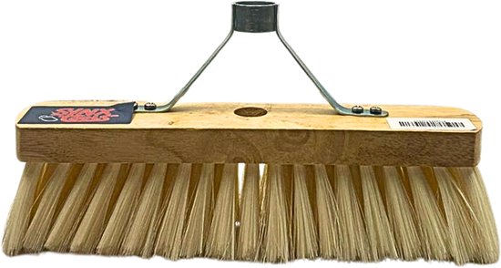 Synx Tools Binnenbezem Fibersoft – 30 cm – Zachte binnenveger – Steelhouder zonder steel – FSC