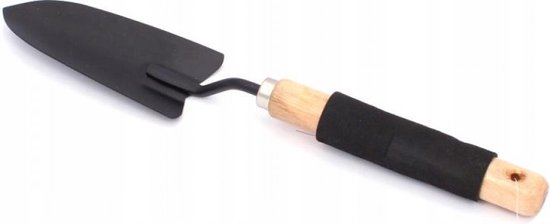 Synx Tools Brede Verplant schepje Metaal - Schep Hand - Tuinschep - Harkje tuinier - Handgereedschap - Moestuin benodigheden van Synx Tools