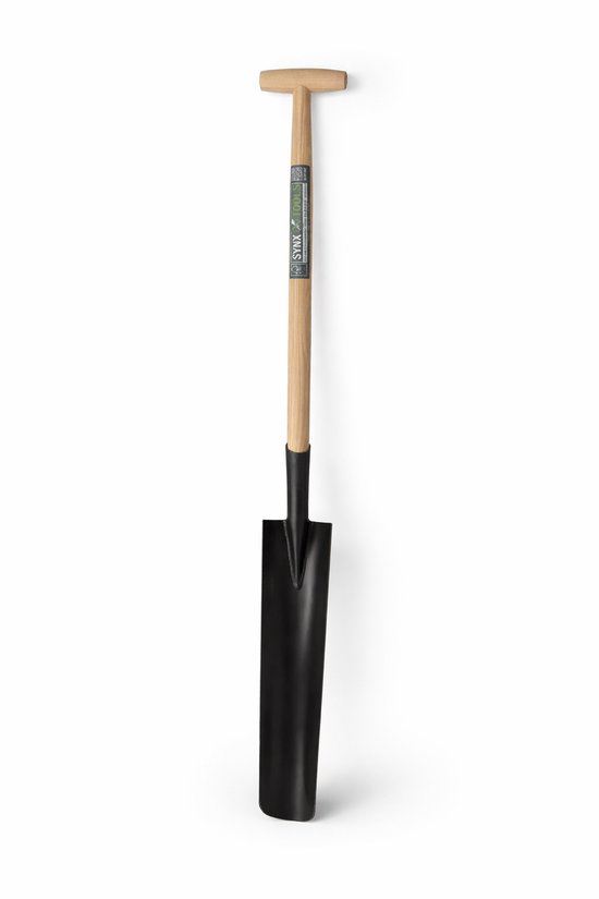 Synx Tools Draineerboor Gehard - Palenboor - draineerspade - inclusief Essenhout T-Steel 76cm van Merkloos	