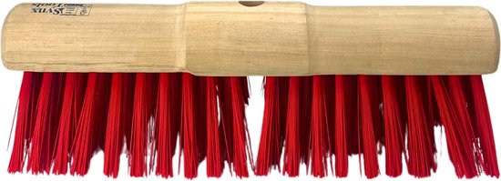 Synx Tools Gemeente bezem Nylon 45cm - bezems - buiten bezem -Harde haren/Veger - Ronde kop - Gemeentebezem - Zonder Steel van Synx Tools