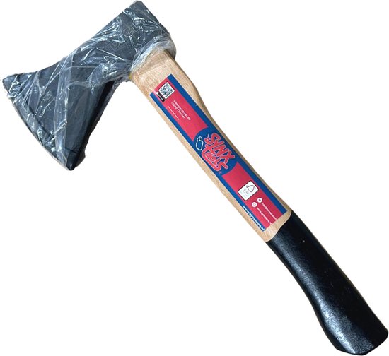 Synx Tools Handbijl 800 Gram - Handbijl - Hakbijl - Handbijlen - Bijl - Wig bijl- Tuingereedschap - Hakken - Met Houten steel van Synx Tools