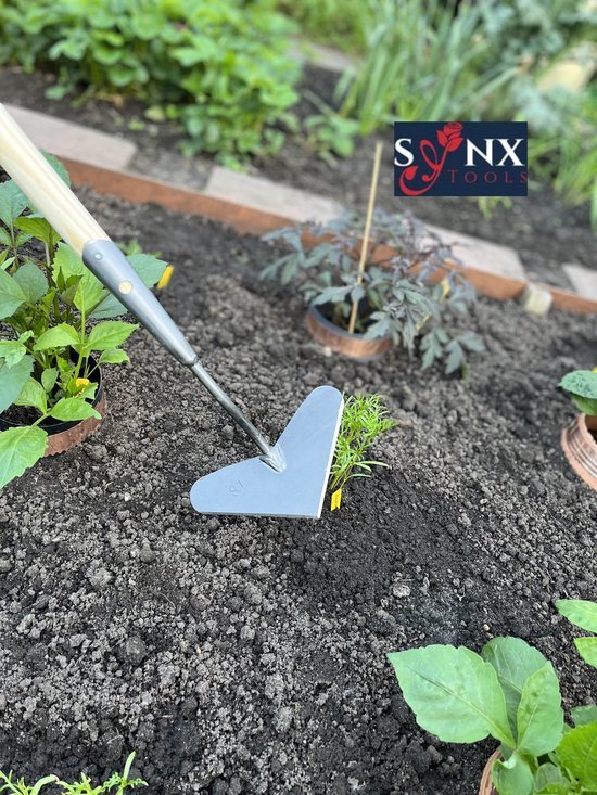 Synx Tools Hart schoffel 20cm Schoffels - Onkruidverwijderaar - Harte Schoffel met Steel - 160 cm steel met hilt - Onkruidbestrijding