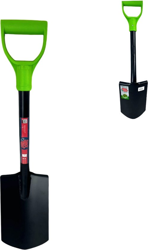 Synx Tools Kinder Spades Mini ERGO - Kinder Schep - Kinder schop / Schoppen - Spade Ergonomisch - Kind tuingereedschap - Steel 70cm van Synx Tools