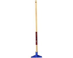 Synx Tools kunststof Kinder Hark - Buitenspeelgoed / Speelgoed - Inclusief steel 75cm - Tuinierspeelgoed - Zandbakspeelgoed - Kinderenartikelen - Tuinartikelen - Inclusief steel 80cm. van Synx Tool