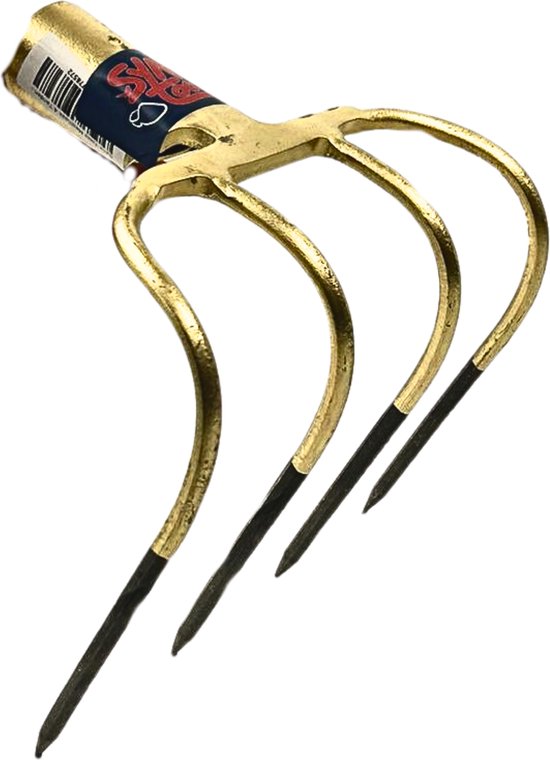 Synx Tools Mesthaak 4 Tanden - mestvork - tuingereedschap -zonder steel van Synx Tool