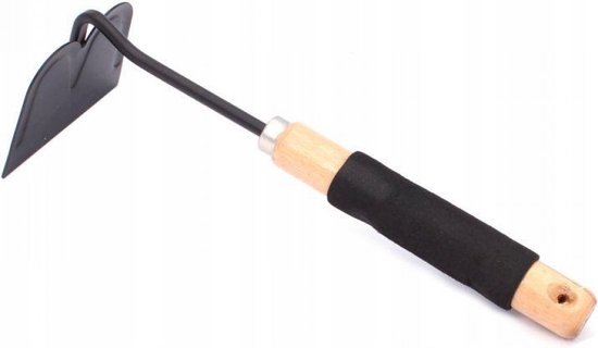 Synx Tools Mini hak schoffel Metaal 29 cm - hark - Schoffel Mini- Mini tuingereedschap - Onkruidverwijderaar - Handgereedschap - Moestuin benodigheden - Onkruidbestrijding van Synx Tools