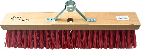 Synx Tools nylon 40cm - met steelhouder zonder steel - Buiten Bezem - Bezems - Straatbezem Kunststof haren - Schrobborstels - schoonmaakartikelen - Zonder Steel van Synx Tools
