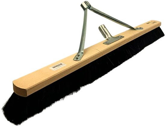 Synx Tools Paardenhaar 80cm met steelhouder - Zachte bezem - Veger schoonmaken - Bezems Binnen - Bezem zacht Zonder steel van Synx Tools