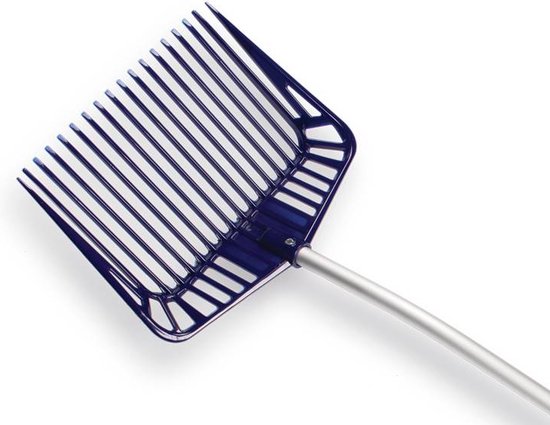 Synx Tools Paardenstalvork Blauw Lichtgewicht- Mestvork - Hooivorken - Hooivork - Spitsvorken - Incl. Aluminium steel 153cm met D-Handgreep van Synx Tools