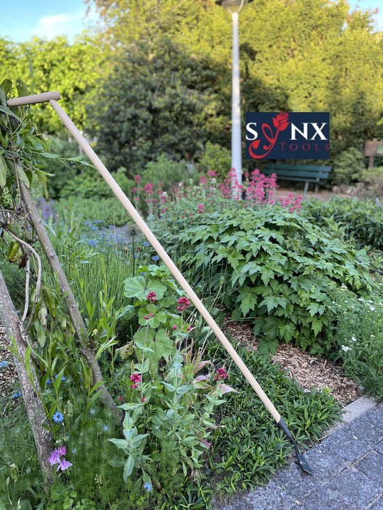 Synx Tools - Rechte Schoffel 12cm - Onkruidbestrijding / Onkruidverwijderaar - Schoffels - 160 cm steel met Hilt - Hark - Onkruidbestrijding van Synx Tools