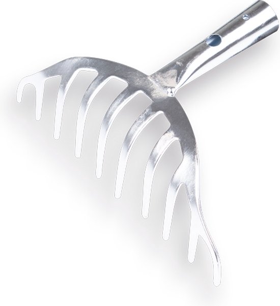 Synx Tools Rozenhark metaal Hark - Harken/ Gazonhark - Bladhark - Bodembewerkers - Hark Zonder Steel