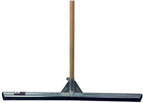 Synx Tools Schrobbezem Union Luiwagen + Werkhandborstel & Vloertrekker 75cm met steel set van 2 – Harde haren – Duurzame houten steel – Streeploos resultaat – Lengte 150cm van Merkloos	