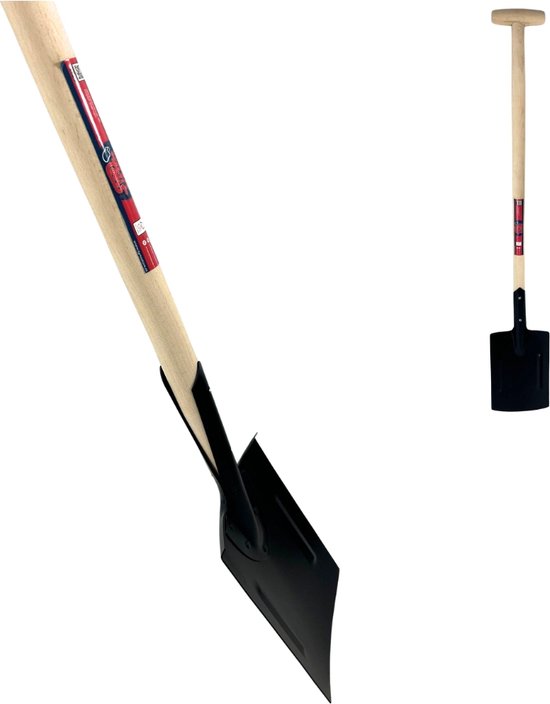 Synx Tools Spade Versterkt Met Steel 110cm - Gelaste Metalen - Spades Met Opstapje - Spade - Bodembewerkers van Synx Tools