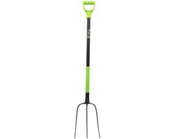 Synx Tools - Spitsvork 3 Tanden ERGO - Spitvork - Bodembewerkers - Hooivorken - Tuinvorken - Mestvork van Synx Tools