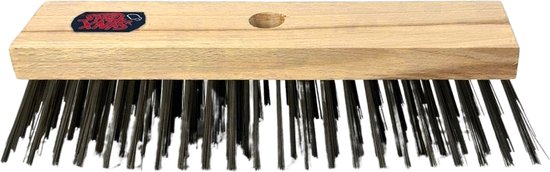 Synx Tools Staaldraad bezem - Bezems - Buitenbezem - staaldraad - Schrobbezem - zonder steel van Synx Tools