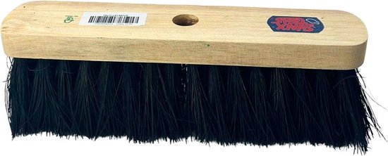 Synx Tools - Stadsbezem - Colombo Bezem - 30CM - Natuurvezel haren - Straatbezem haren - Bezems Buiten - Schrobborstels - Buitenbezem - schoonmaakartikelen - Zonder Steel van Synx Tools
