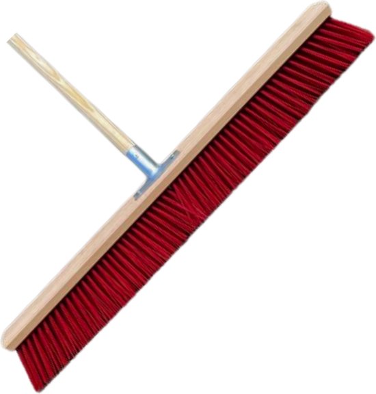 Synx Tools Stal bezem 80cm incl. Steel 150 cm - Kunststof bezem - Straatbezem - Bezemsteel - Schrobborstels - Bezems - Buitenbezem - stalbezem - Nylon van Synx Tools