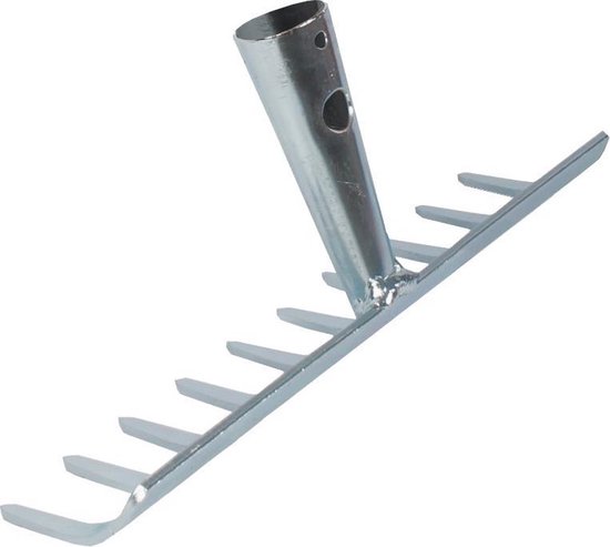 Synx Tools Tuinhark 10 Tanden verzinkt Hark - Harken - Bladharken - Bodembewerkers - Onkruidverwijderaar - Tuinartikelen - zonder steel van Synx Tools