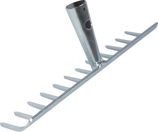 Synx Tools Tuinhark 12 Tanden verzinkt Hark - Harken - Bladharken - Bodembewerkers - Onkruidverwijderaar - Tuinartikelen - Zonder Steel van Synx Tools