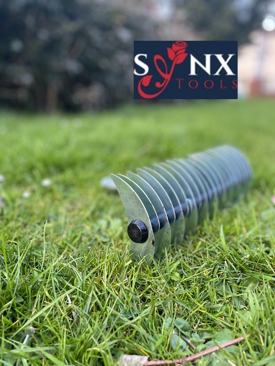 Synx Tools - Verticuteerhark verzinkt - Gazonbeluchters - Verticuteer / Harken - Bodembewerkers - Tuinartikelen / Tuingereedschap - Zonder Steel van Synx Tools