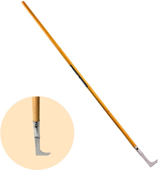 Synx Tools Voegenkrabber - Voegenmes Roestvrije staal - onkruidverwijderaar - onkruidkrabber met steel 120 cm van Synx Tools