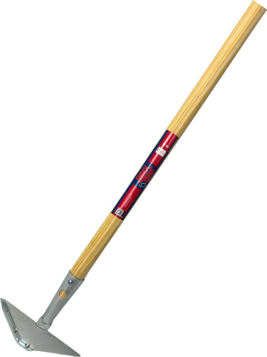 Synx Tools Voegenmes Driehoek Onkruidkrabber - Voegenkrabber - onkruidborstel - onkruidmes - krabbers / schrapers - voegenkrabber met steel 150cm van Synx Tools