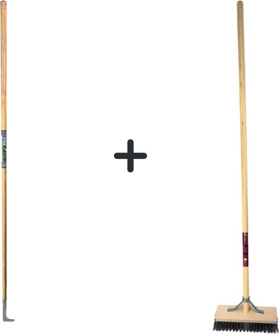 Synx Tools voegenmes Met Steel 150cm en Staaldraad Bezem - Buitenbezem - Staaldraad - Met steel 150cm van Synx Tools