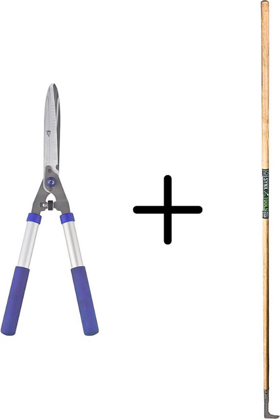 Synx Tools Voegenmes RVS + Spear & Jackson Heggenschaar 9 inch - Snoeischaar - 10 JAAR GARANTIE - Onkruidmes - Voegenkrabber met steel 150cm van Synx Tools