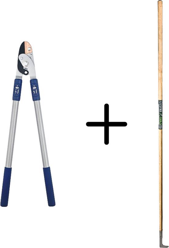 Synx Tools Voegenmes RVS + Spear & Jackson Takkenschaar 26'' Aambeeld - Met anti-kleeflaag - 5 JAAR GARANTIE - Easy cut - Onkruidmes - Voegenkrabber met steel 150cm van Synx Tools