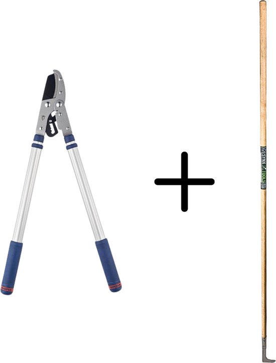 Synx Tools Voegenmes RVS + Spear & Jackson Takkenschaar Telescopisch - Vlijmscherp - 10 JAAR GARANTIE - Aambeeld - Onkruidmes - Voegenkrabber met steel 150cm van Synx Tools