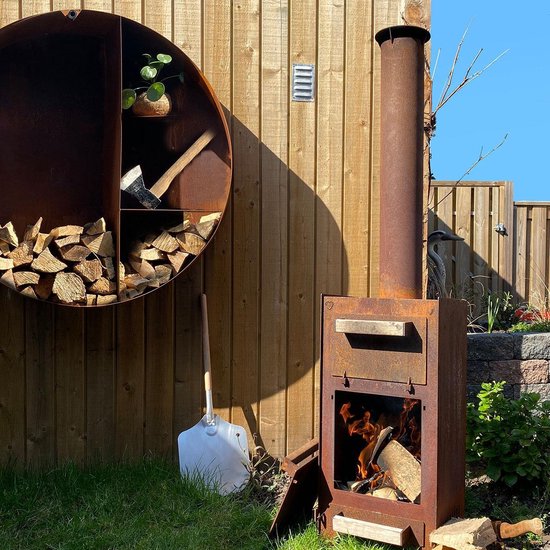 't bakt pizzaoven van Boretti