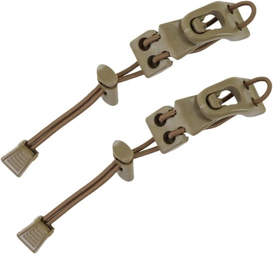 Tactische Gear Clip - 2 STKS Hoge Elasticiteit Multifunctionele Opknoping Gesp - Outdoor Rugzak Management en Accessoires van Merkloos	