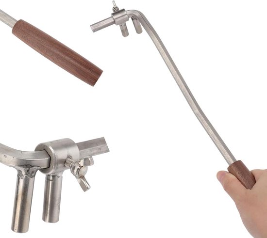 Tak Bender voor Bonsai met Comfortabel Walnotenhouten Handvat - Bonsai Gereedschap voor Takvorming en Richtingaanpassing - Roestvrijstaal - Geschikt voor Tuin en Binnenshuis van Merkloos	