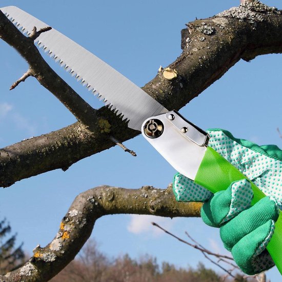 Takjeszaag inklapbaar - snoeizaag - tuinzaag - tuin klapzaag - handzaag -staal van T