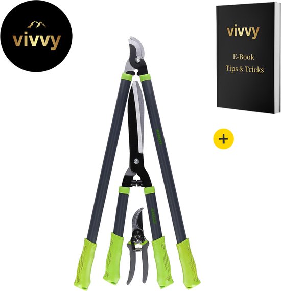 Takkenschaar Telescopisch 3 In 1 - Snoeischaar Telescopisch Set Van 3 - Boomschaar Met Ergonomische Grip - 100% Tevredenheidsgarantie - Lichtgewicht van Merkloos	