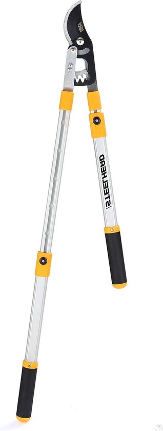 Takkenschaar telescopische Heavy-Duty 27-40" verstelbaar tandwielomleiding-snoeischaar met uitschuifbare handgrepen-ratel-snoeischaar tot 1-3/4" snijdt-schokabsorberend takkenschaar telescopische van Merkloos	