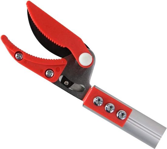 Takkenschaar telescopische snoeischaar - groot bereik verzamelgereedschap - sneden tot 10 mm - uittrekbare handgreep 1 m tot 15 m takkenschaar telescopische van Merkloos	