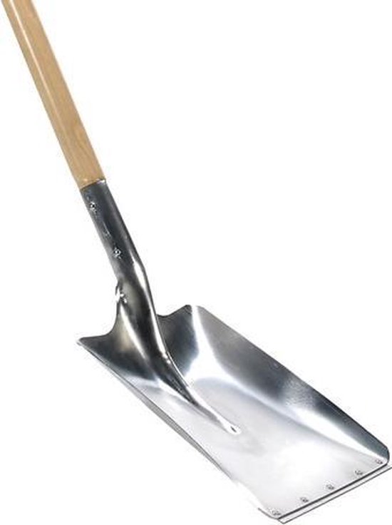 Talen tools Ballastschop met houten steel en D-handvat aluminium karlstad 440 x 350mm van Talen Tools