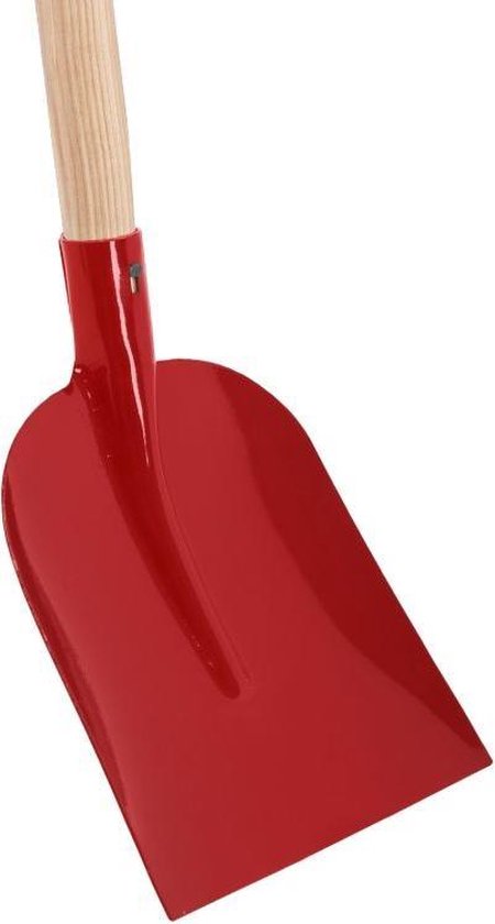 Talen Tools - Betonschop - Gehard staal - Rood - Essenhouten steel - 120 cm van Talen Tools