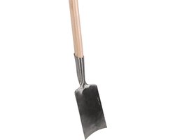 Talen Tools - Betuwse Kleispade - Blank gepolijst - Essenhouten steel - 100 cm van Talen Tools