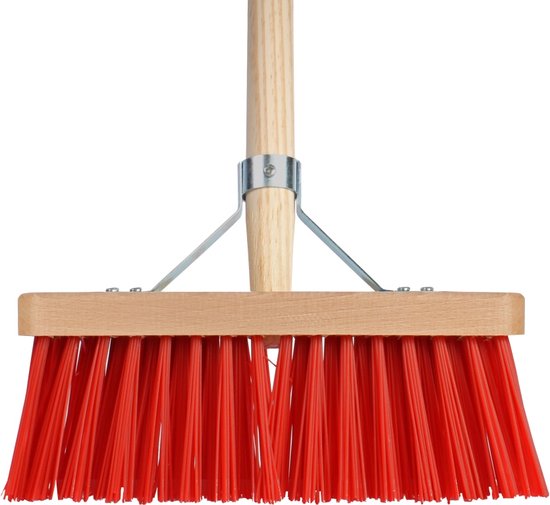 Talen Tools - Bezem - 28 cm - Kunststof haren - Steel 140 cm van Talen Tools