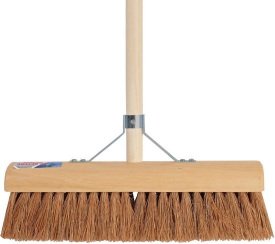 Talen Tools - Bezem - Cocos - 30 cm - Steel 150 cm van Talen Tools